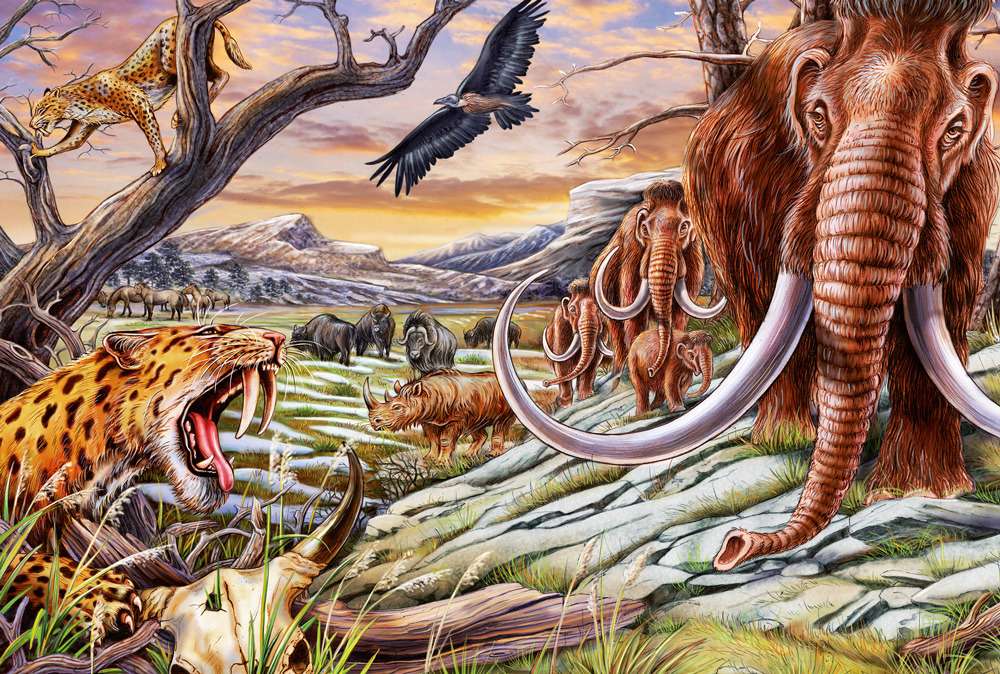 Animals from the Ice Age. online puzzle