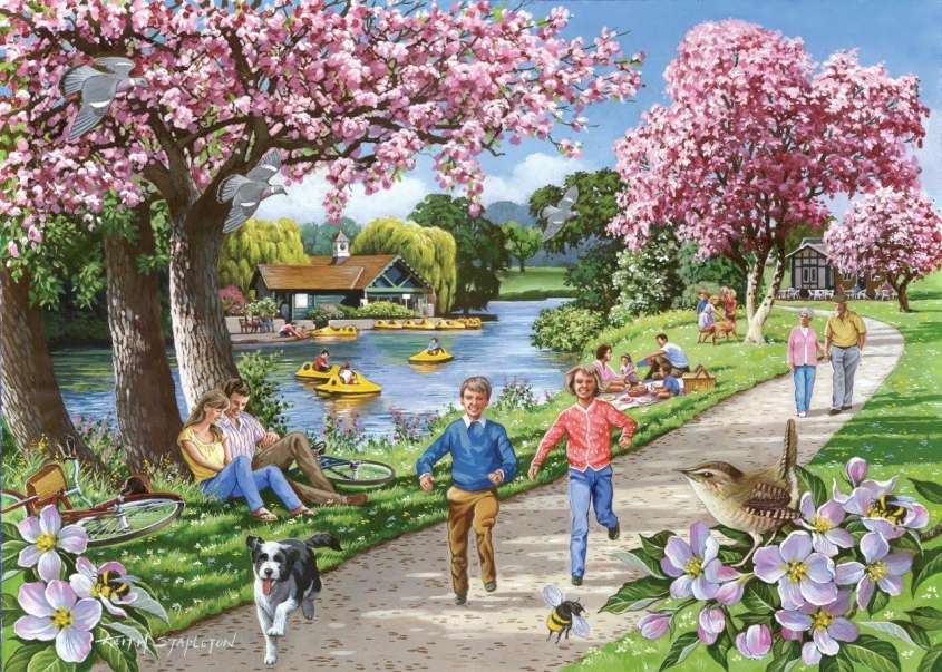 walk on the river jigsaw puzzle online