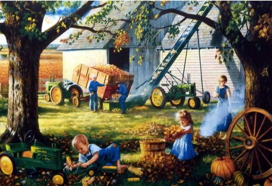 Autumn cleaning. jigsaw puzzle online