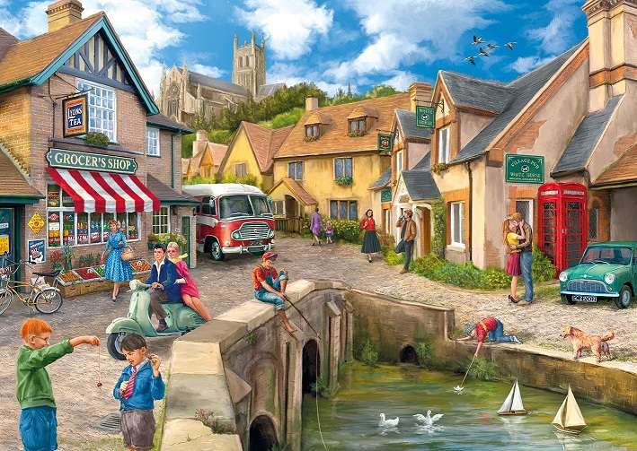 In a small town jigsaw puzzle online