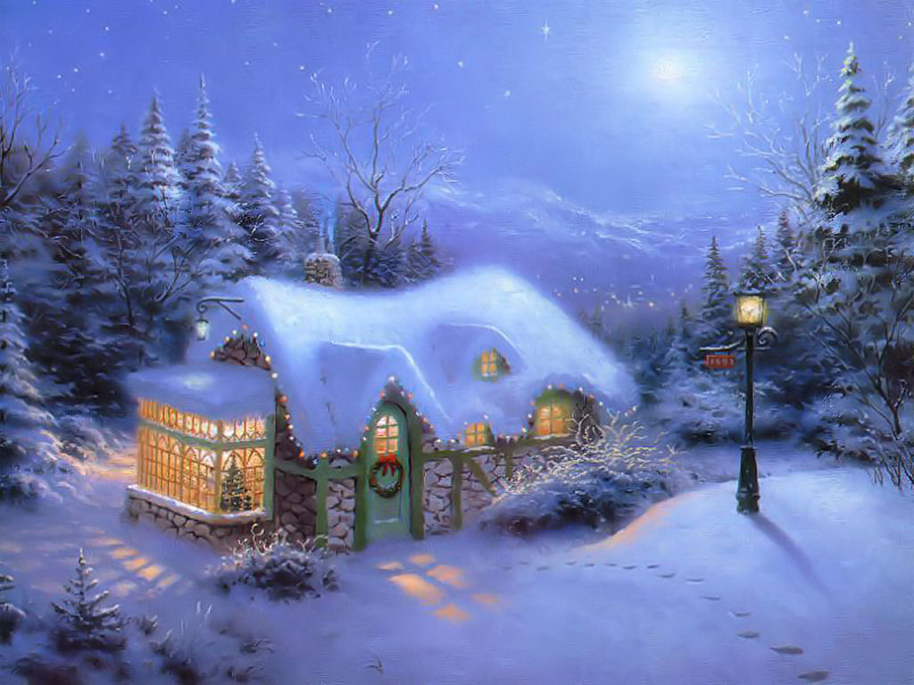Kerst Cottage legpuzzel online