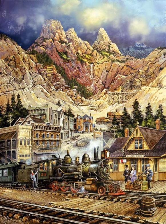 Amerika. Rocky Mountains Puzzlespiel online