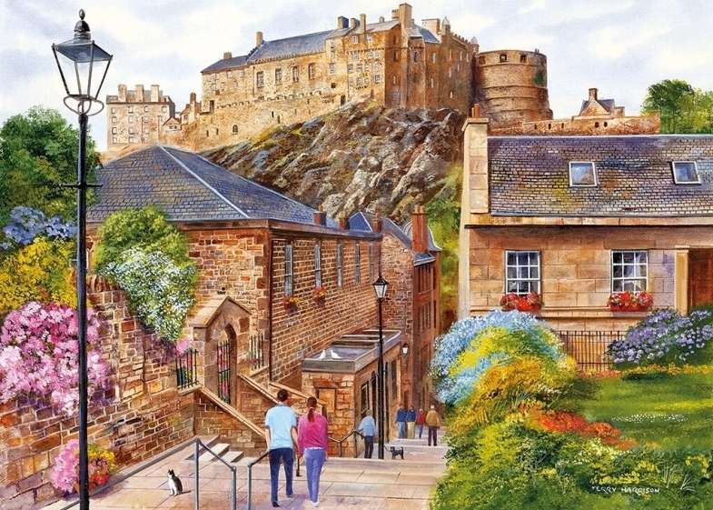 on the way to the castle jigsaw puzzle online