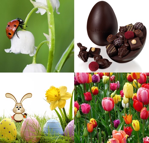 chocolade voorjaar collage legpuzzel online