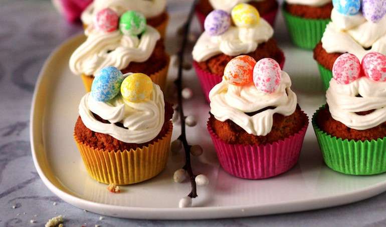 Ostern Cupcakes Online-Puzzle