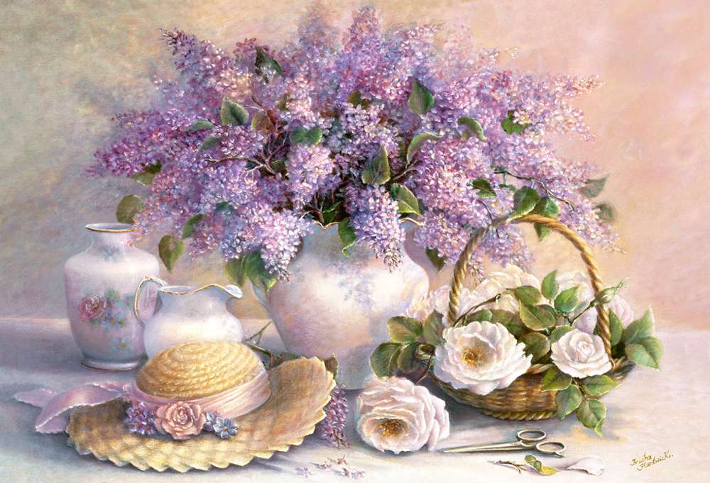 Bouquet di lillà. puzzle online