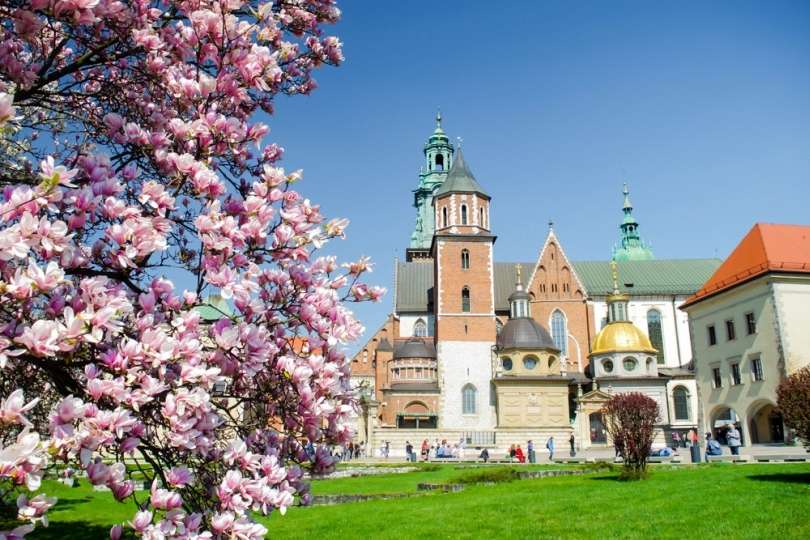 Cracovie au printemps puzzle en ligne