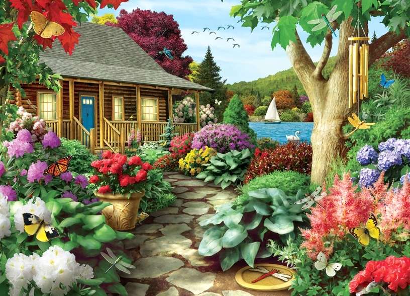 By the lake jigsaw puzzle online