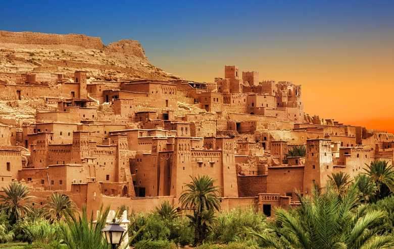 Мароко - пейзажът онлайн пъзел