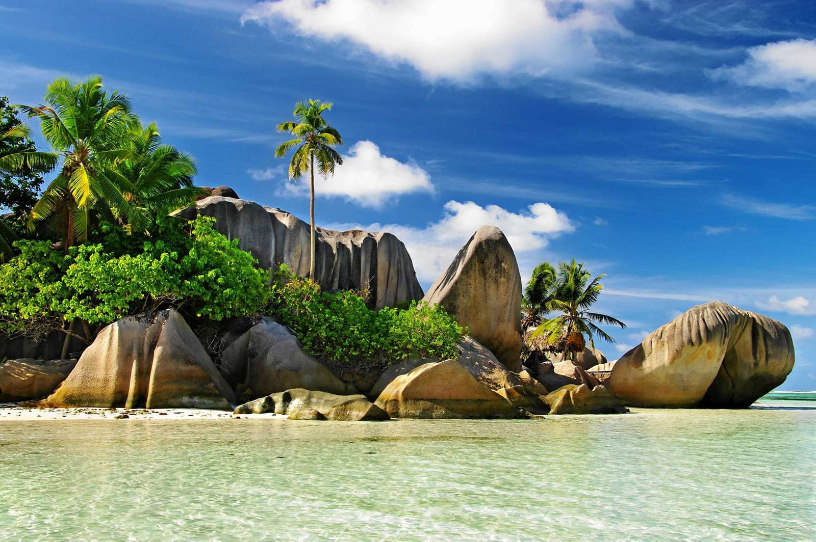 Seychelles nell'Oceano Indiano puzzle online