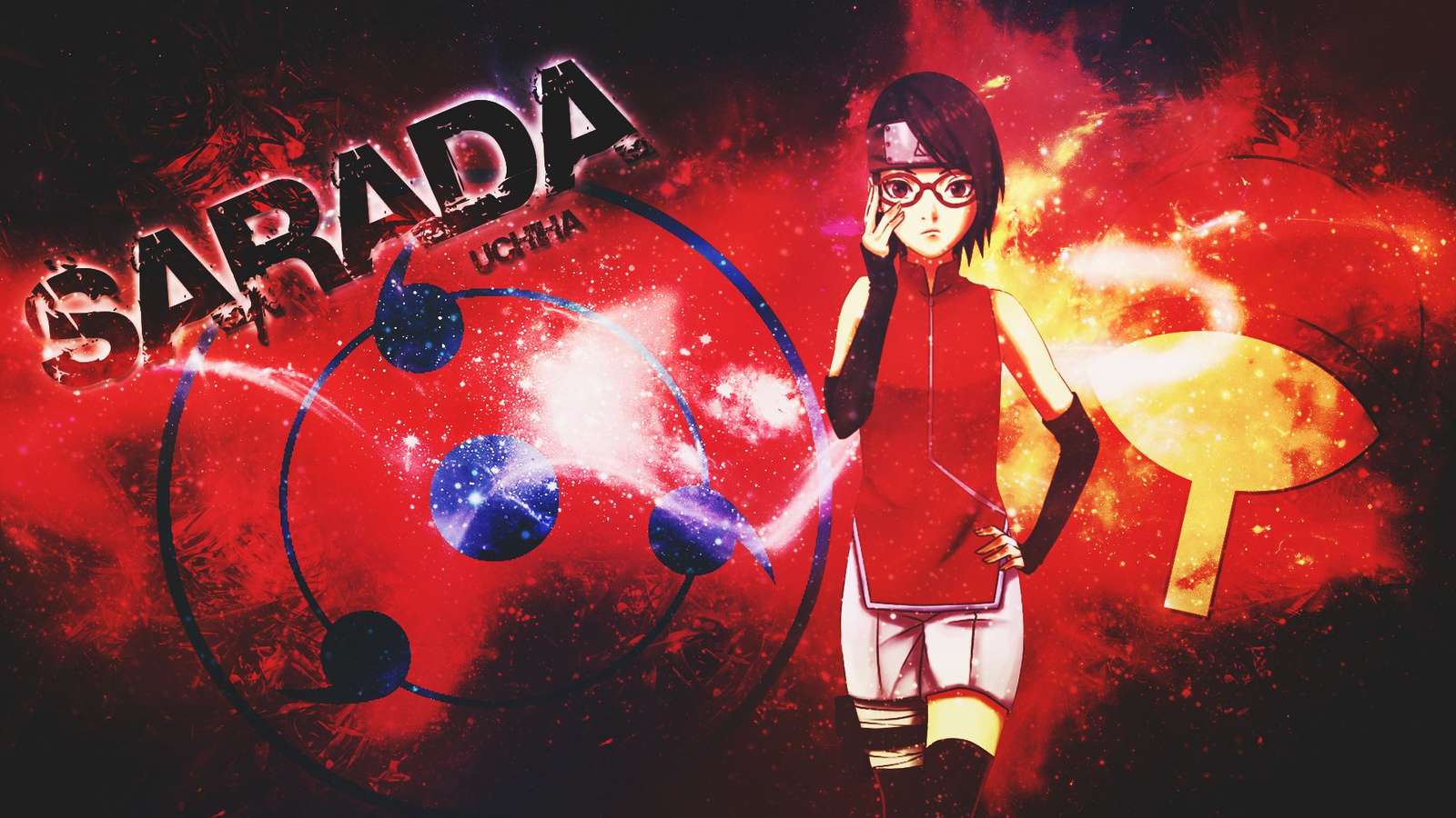 Sarada Uchiha rompecabezas en línea