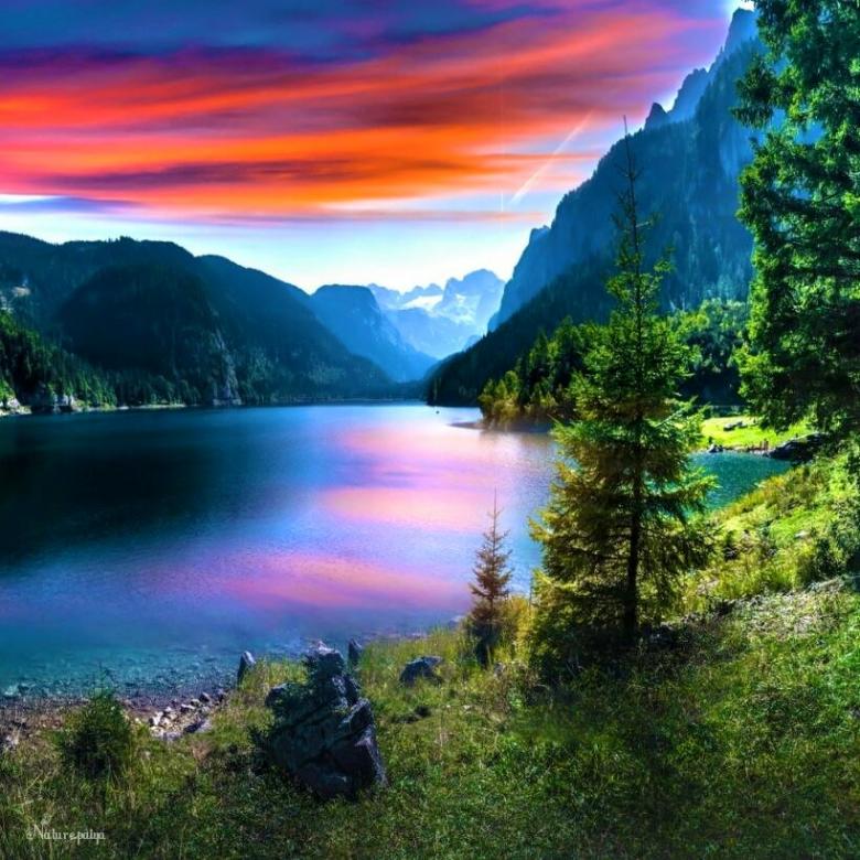 Vista fabulosa - este é um lago moraine quebra-cabeças online