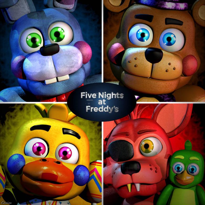 FNaF 6 plushies online puzzle