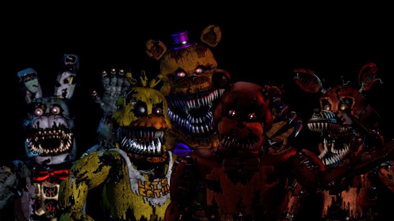 FNaF 4 Very Hard Puzzle skládačky online