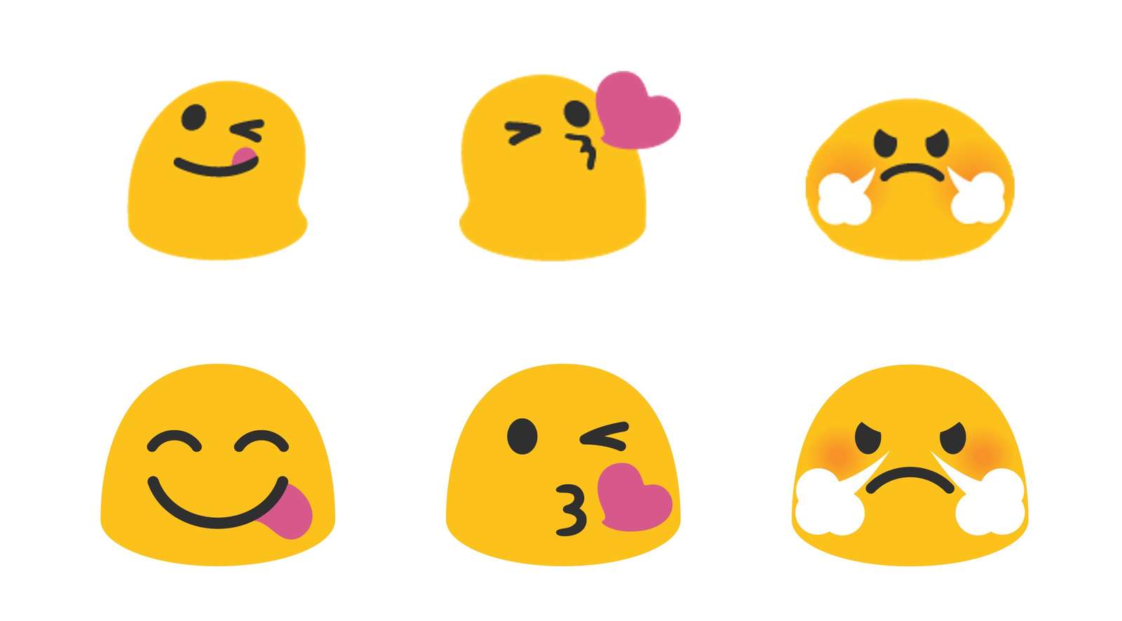 wie wie wie Frowney Emoji Puzzlespiel online