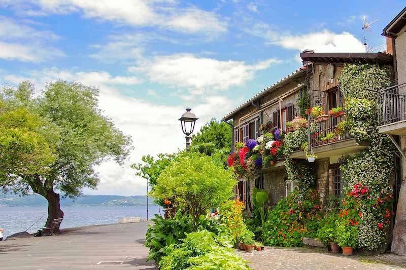 Italienska landskap pussel på nätet