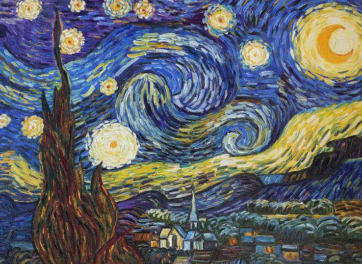 obrázek Van Gogh skládačky online