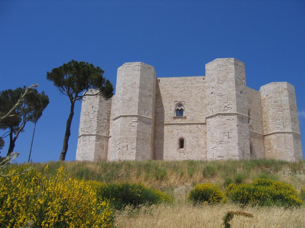 Castel del Monte pussel på nätet