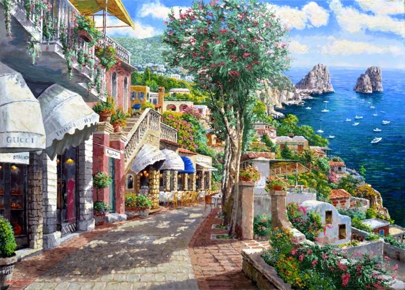 Strada din Capri puzzle online