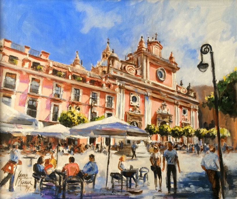 Sevilla, målning pussel på nätet