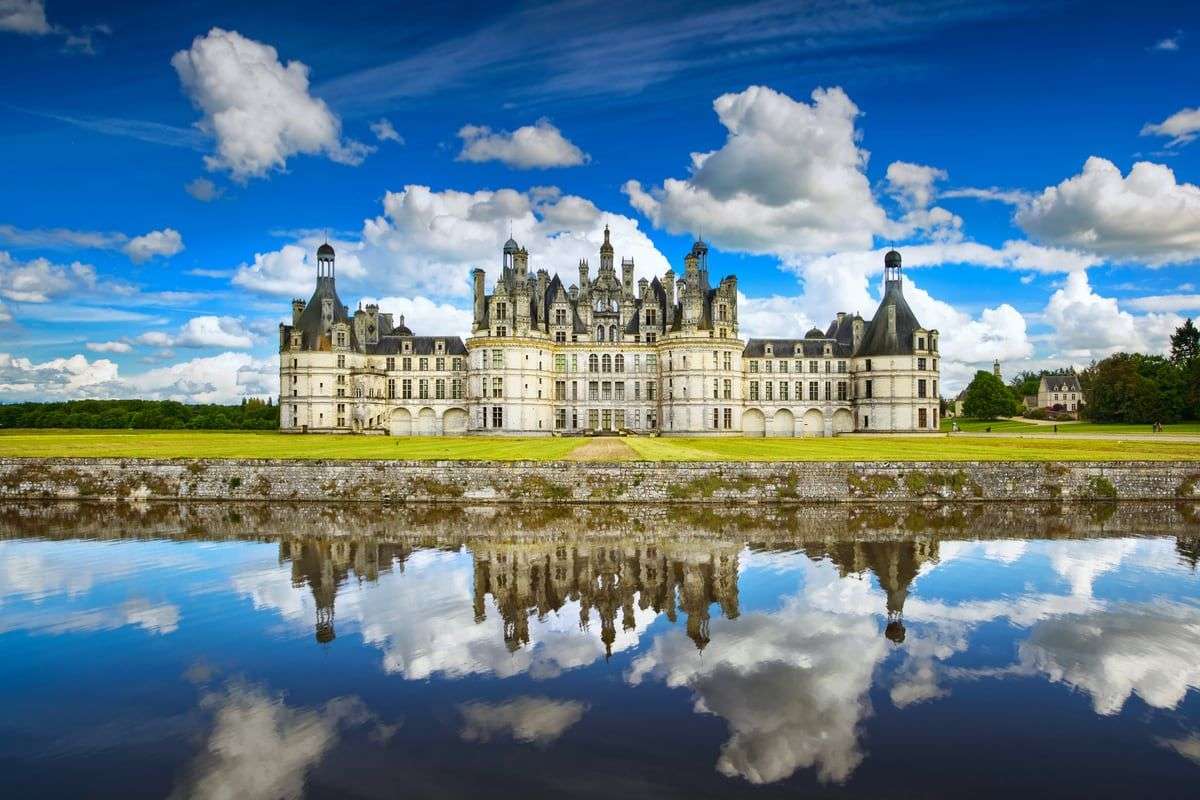 Loire-dalen, Frankrike pussel på nätet