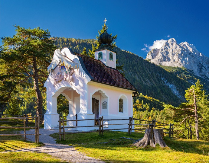Kapelle in Bayern. Online-Puzzle