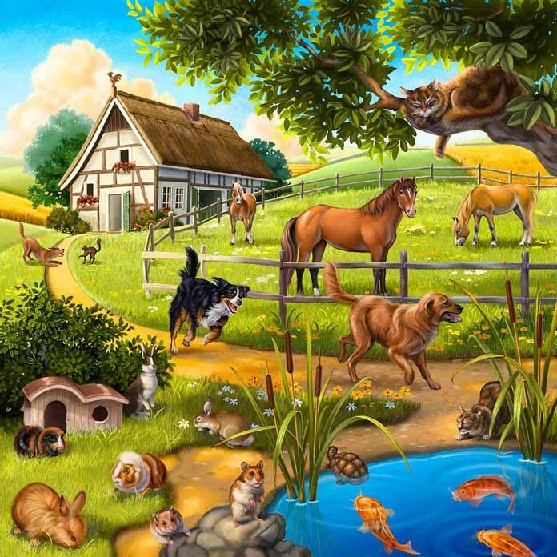 Peisaj rural. jigsaw puzzle online