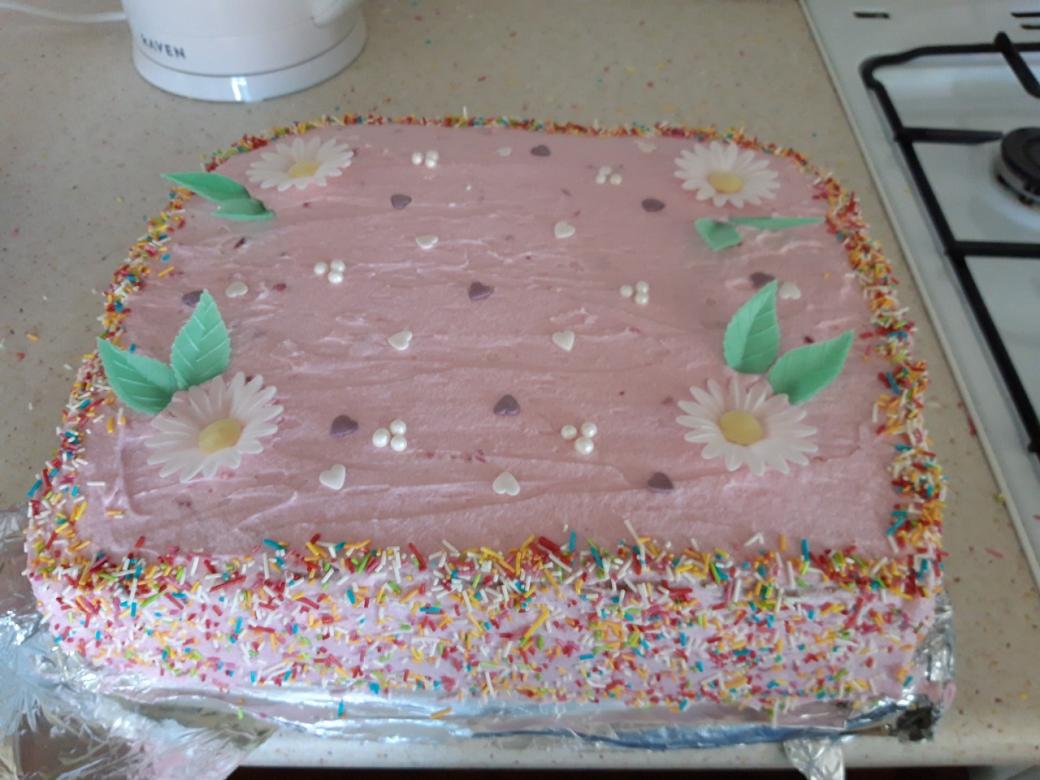 En läcker tårta. pussel på nätet