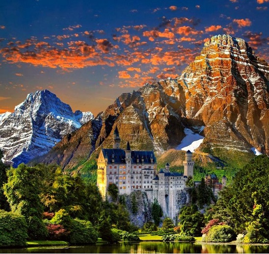 Germania. Muntele Bavaria. puzzle online