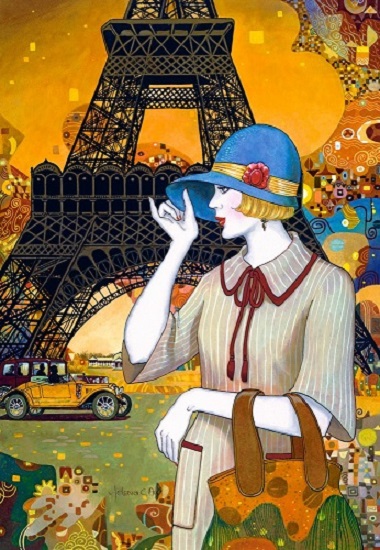 Een vrouw in Parijs. online puzzel