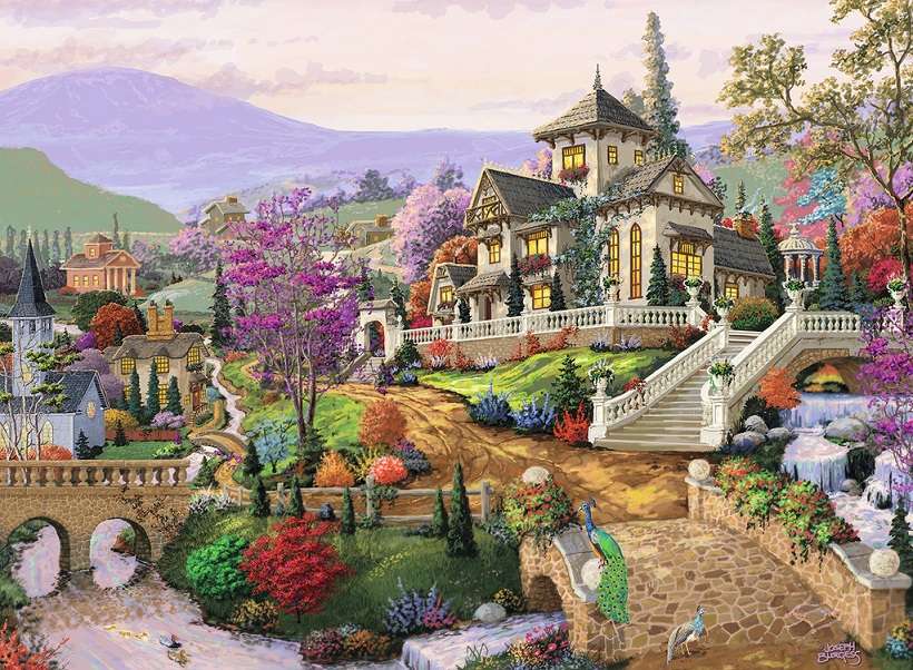 Rural residence. jigsaw puzzle online