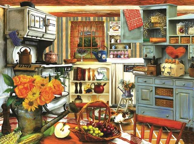 Interieur: keuken. legpuzzel online