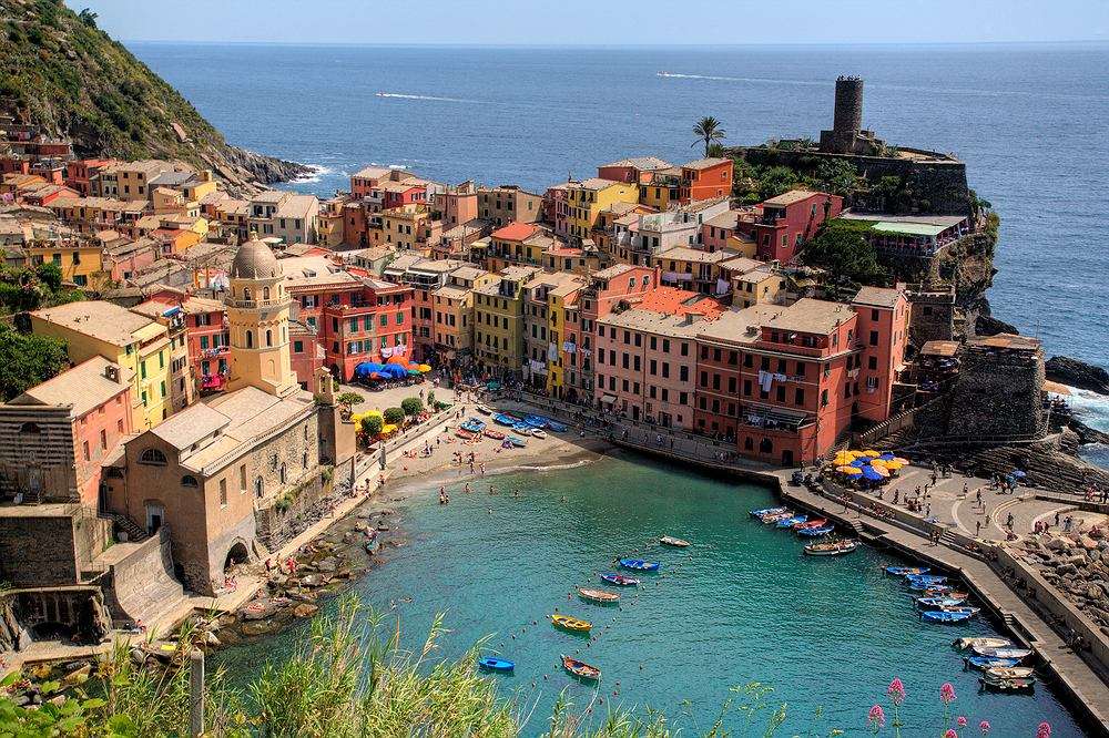 Die Hafenstadt von La Spezia Italien Online-Puzzle