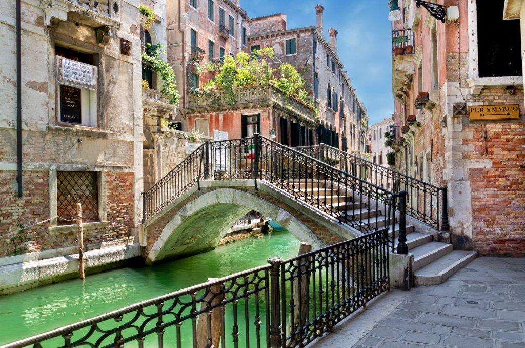 Benátské mosty. skládačka