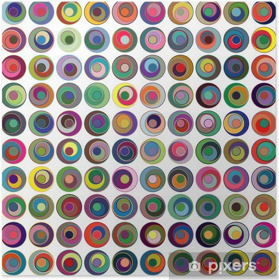 Цветни кръгове. онлайн пъзел