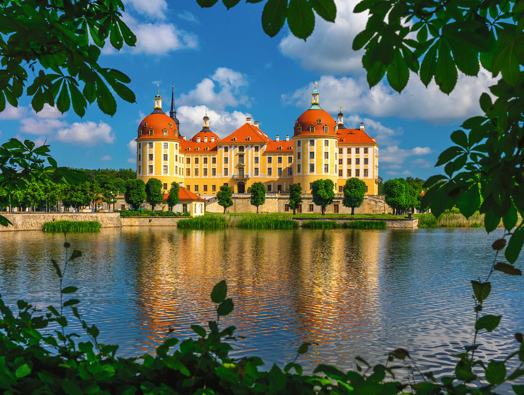 Palatul Moritzburg. puzzle online