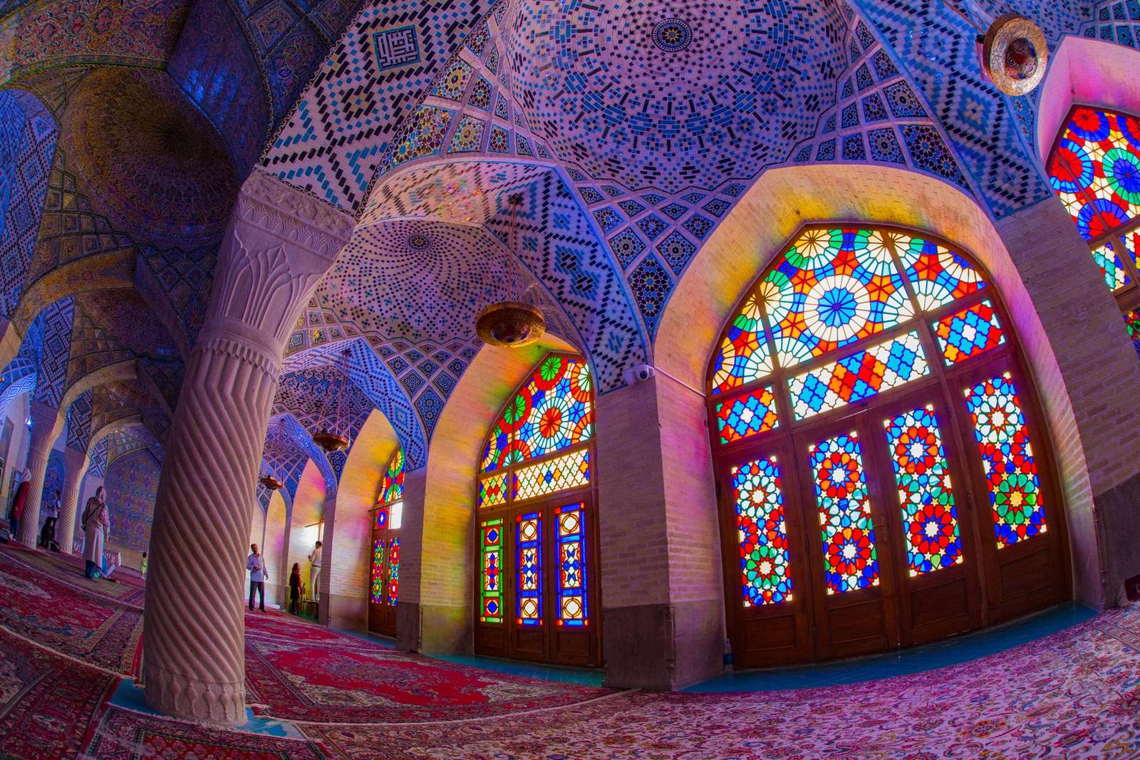 Růžová mešita, Írán online puzzle