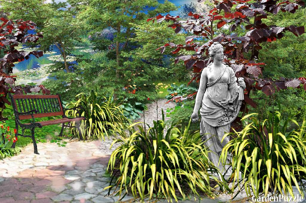 backyard garden 3 online puzzle
