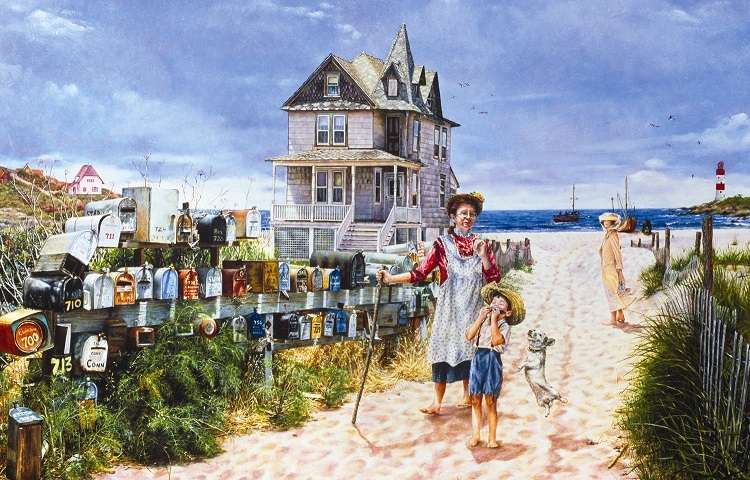 The road to the beach. jigsaw puzzle online