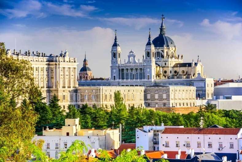 Панорама Мадрида пазл онлайн
