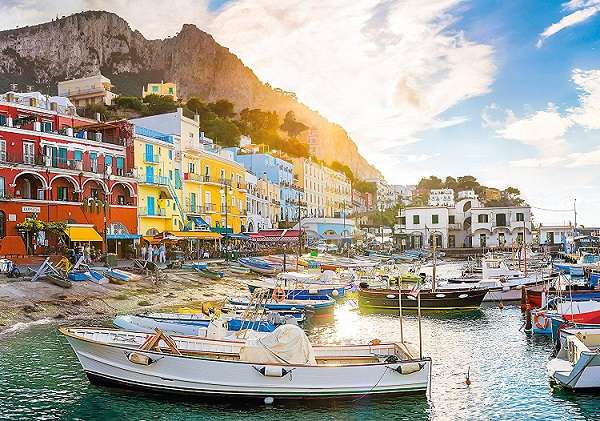 Ön Capri. pussel på nätet