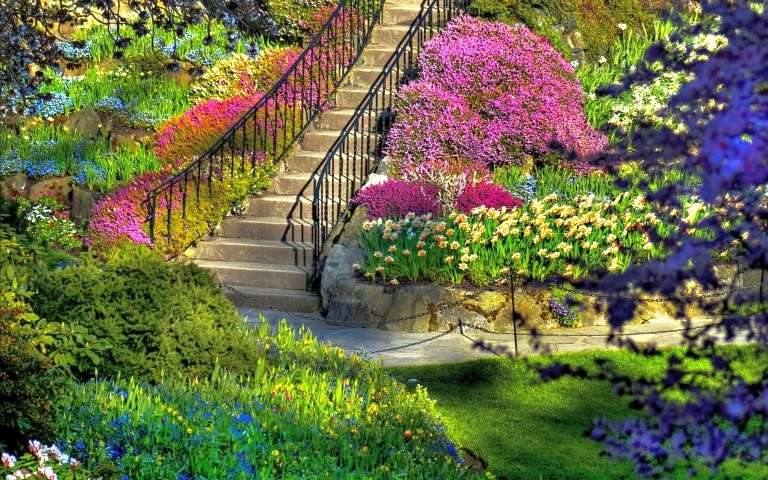 stairs to the garden jigsaw puzzle online