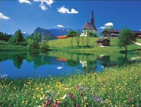 Zelené Bavorsko. skládačky online