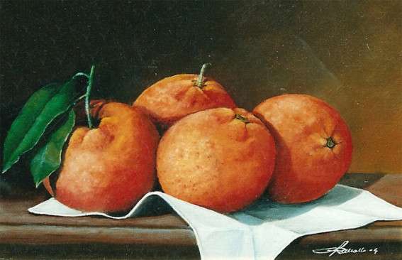 φρούτα, κόκκινα πορτοκάλια στο καλάθι παζλ online