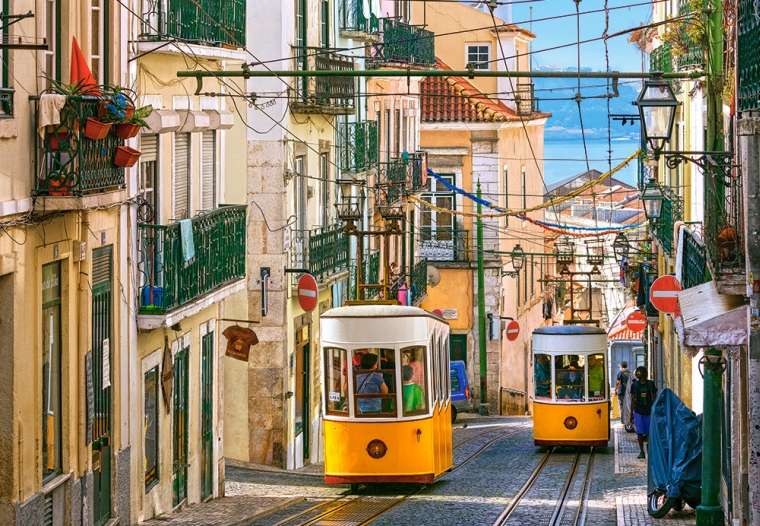 Ulice Lisabon online puzzle