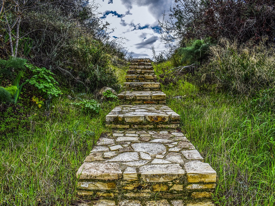 Escaliers en pierre puzzle en ligne