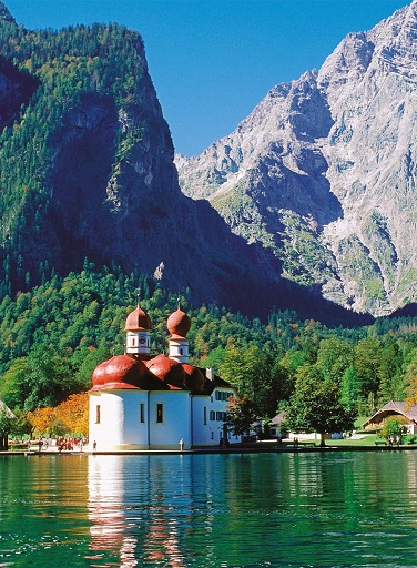 Lacul Konigssee. puzzle online