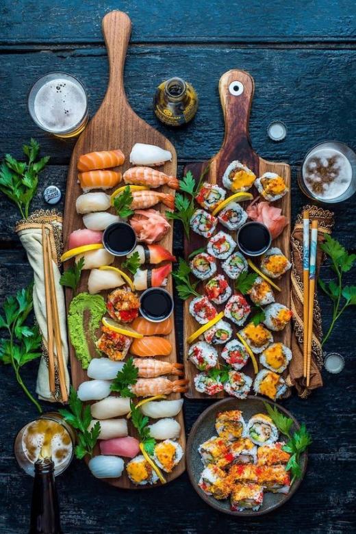 Leckeres Sushi Online-Puzzle