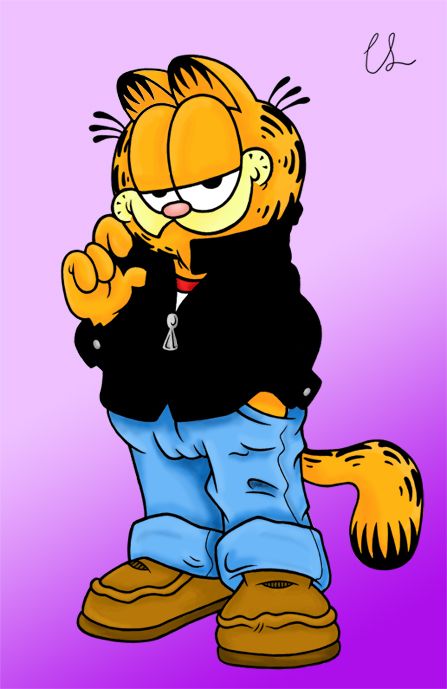 Gatto Garfield puzzle online