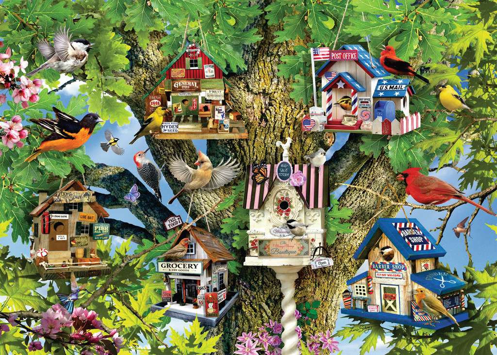 Bird town. jigsaw puzzle online